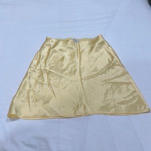 BABATON Silk Slip Mini Skirt.